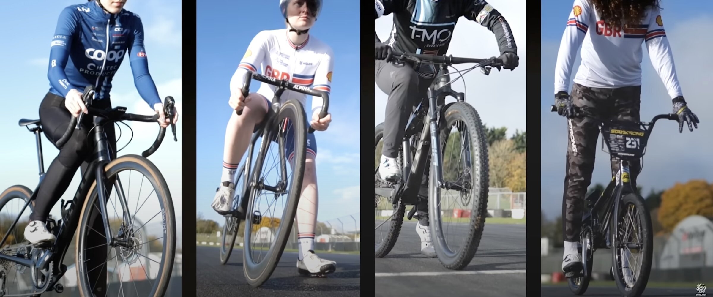 Road vs Track vs MTB etc